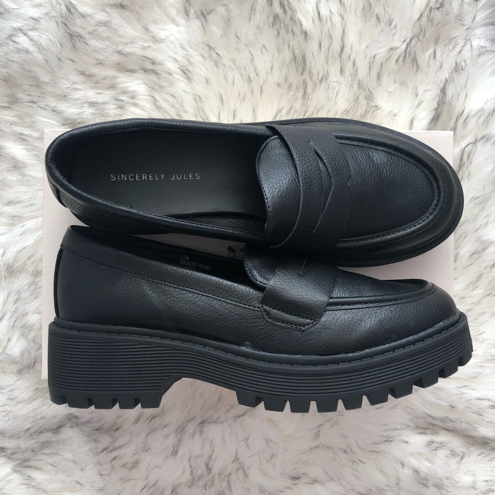 SINCERELY JULES Rocker Platform Loafer